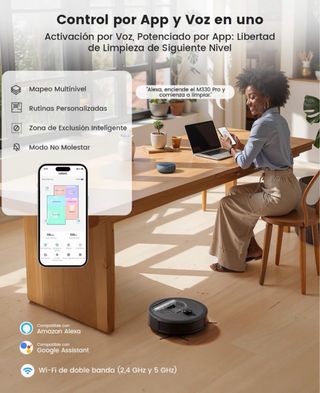 Aspirador y Fregasuelos 3 en 1 TIPO ROOMBA