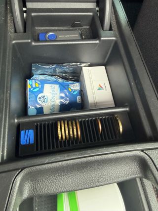 Portamonedas monedero Seat Leon MK3 logo azul