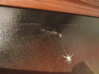 Cuadro grande spray pareja noche 112x52cm