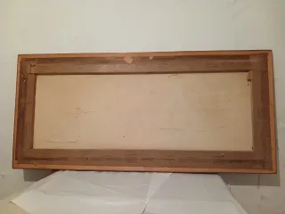 Cuadro grande spray pareja noche 112x52cm