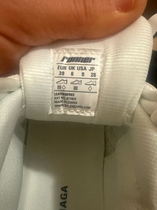 Balenciaga Runner Scarpe Taglia 39