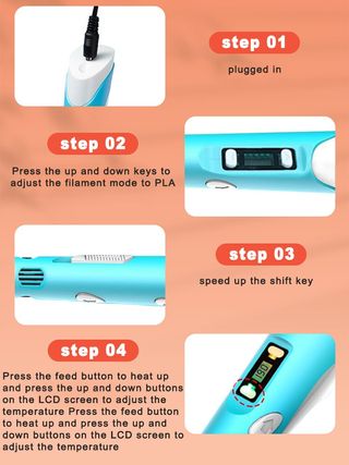 LÁPIZ 3D + 110 METROS DE FILAMENTO PLA