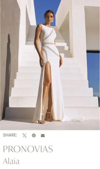 Vestido de Novia, modelo Alaia, Pronovias