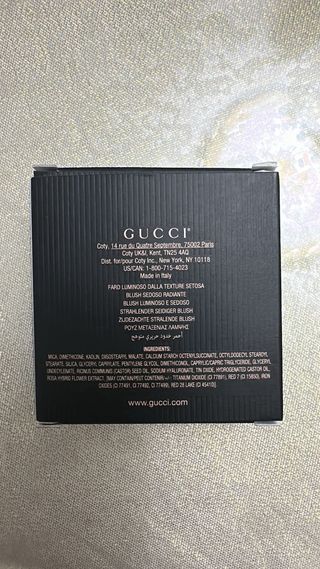 Colorete Gucci Rojo cucci blush nuevo número 06