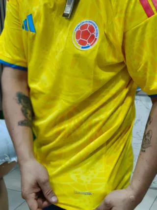 Camiseta Colombia Adidas Hombre Amarilla