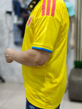 Camiseta Colombia Adidas Hombre Amarilla