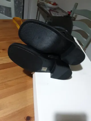 Stivali in pelle neri, taglia 37