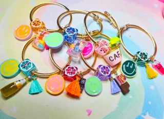 Pulseras Acero Inoxidable con Dijes Divertidos