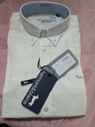 Camicia Harmont&Blaine Lino Bianca Tg. M