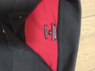 Polo Pierre Cardin Negro y Rojo