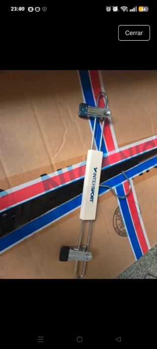 Percha Intersport Metal y Madera negociable 20