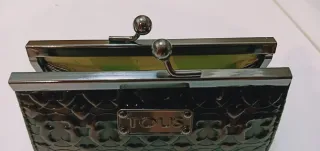 Monedero Tous Vinilo Brillante Mini Clutch