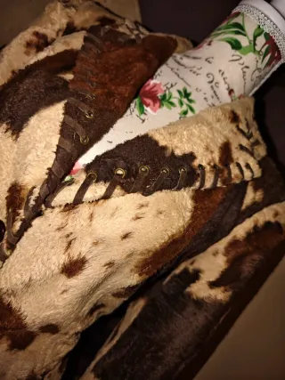 CHAQUETA EFECTO PIEL POTRO BLANCO