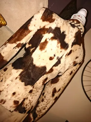 CHAQUETA EFECTO PIEL POTRO BLANCO