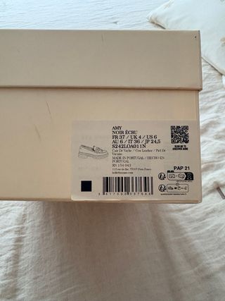 Mocasines Sezane Negros y Blancos