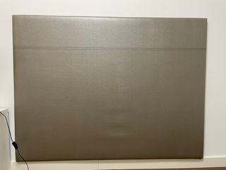 Cabecero cama polipiel color metalizado