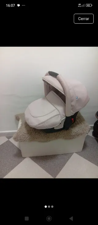 Carro de bebé Toral rosa