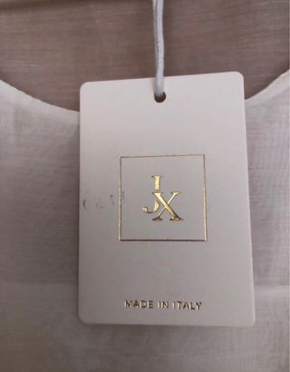 Blusa blanca con volantes Talla Única