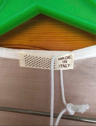 Blusa blanca con volantes Talla Única