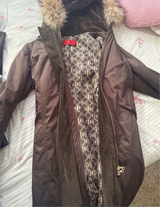 Chaquetón Carolina Herrera Marrón Talla L