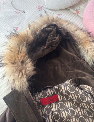 Chaquetón Carolina Herrera Marrón Talla L