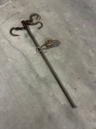 Balanza Romana Antigua Hierro Forjado