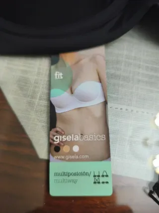 Sujetador Gisela multiposición negro