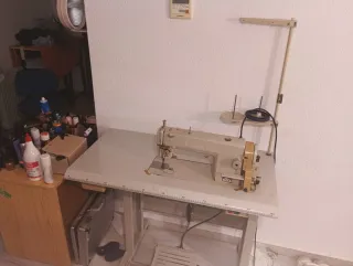 Máquina de coser industrial Alfa plana