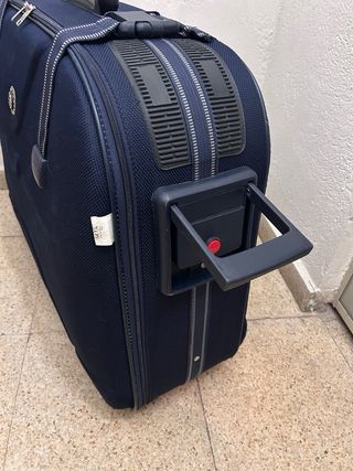 Juego de 2 maletas con ruedas traseras