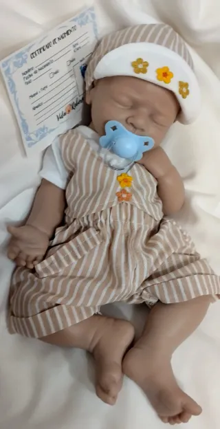 Bebé Reborn Silicona Completa Niño 44cm