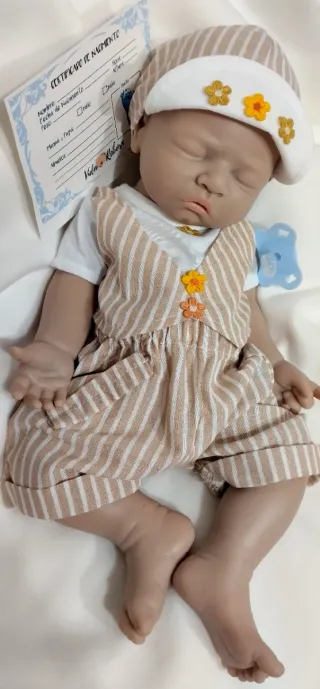 Bebé Reborn Silicona Completa Niño 44cm
