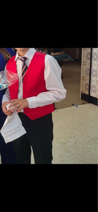 Traje de comunión niño talla 12