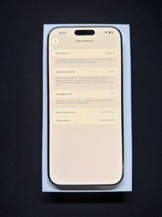 iPhone 16 Pro Max 256GB Titanio