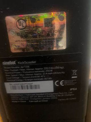 Patinete eléctrico Ninebot