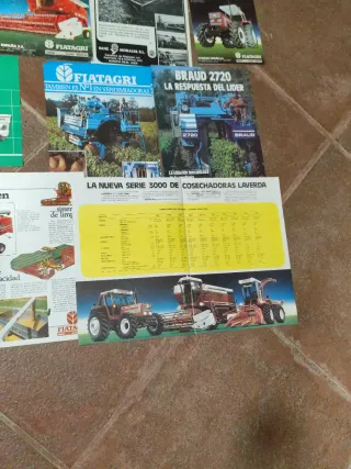Folletos antiguos  tractor Fiatagri