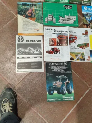 Folletos antiguos  tractor Fiatagri