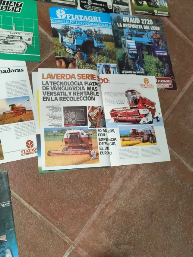 Folletos antiguos  tractor Fiatagri