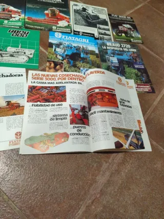 Folletos antiguos  tractor Fiatagri