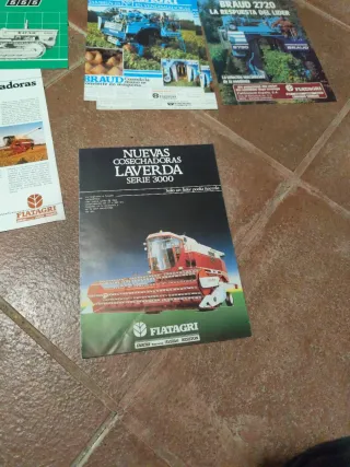 Folletos antiguos  tractor Fiatagri