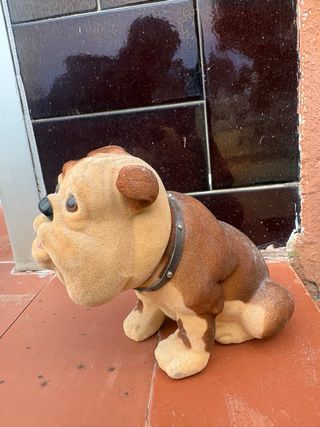 Figura Bulldog Antiguo Coche