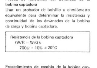 Estator Plato Magnético alternador Yamaha SR 250