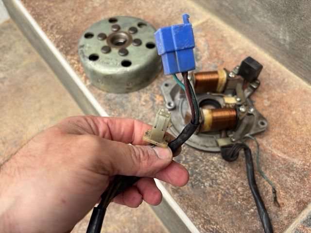 Estator Plato Magnético alternador Yamaha SR 250