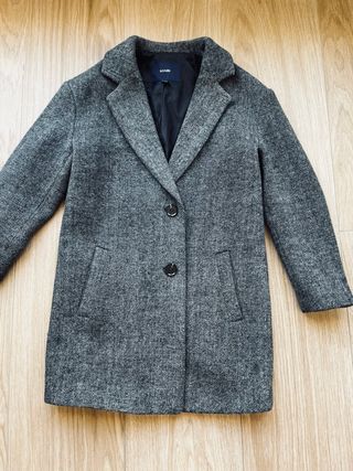 Abrigo de paño gris mujer | KIABI XS