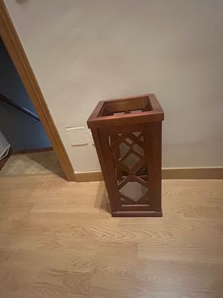 Conjunto recibidor madera