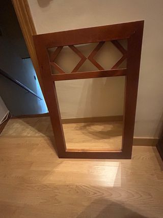 Conjunto recibidor madera