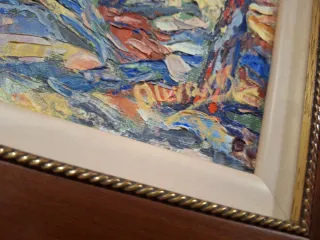 Óleo sobre lienzo original Pedro Olivares años 70