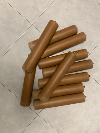 Patas de madera para somier (10 unidades)