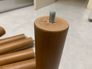 Patas de madera para somier (10 unidades)