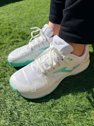 Zapatillas Padel Joma Mujer Blancas Turquesa