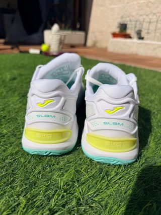Zapatillas Padel Joma Mujer Blancas Turquesa